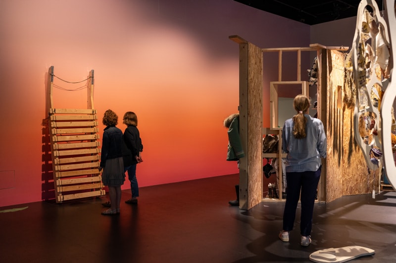 Exploring the exhibition's many artworks