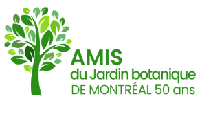 Logo des Amis du Jardin botanique de Montréal représentant un arbre vert.